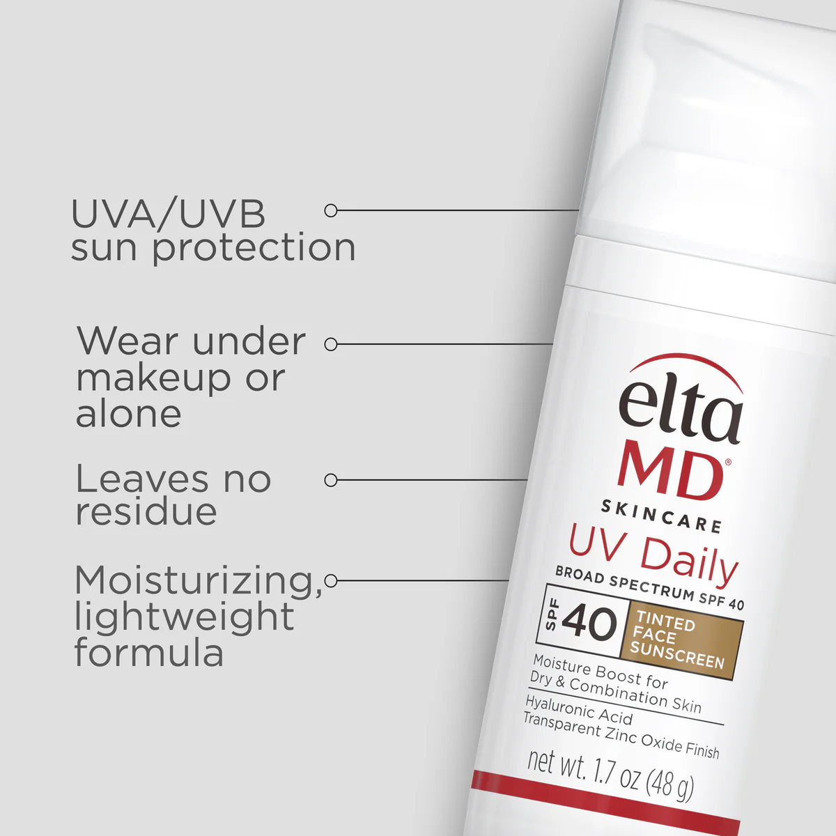 EltaMD UV Daily Broad-Spectrum SPF 40 Sunscreen (Tinted or Untinted)