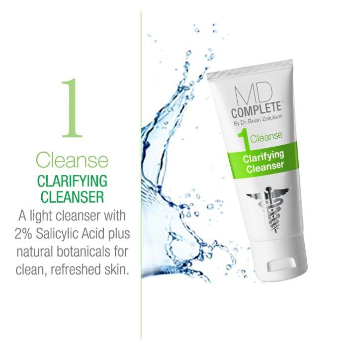 MD Complete Clarifying Cleanser from MyExceptionalSkinCare.com Focused