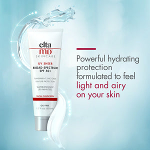 MyExceptionalSkinCare.com brings you EltaMD UV Sheer Broad-Spectrum SPF 50+ Sunscreen Hydrating