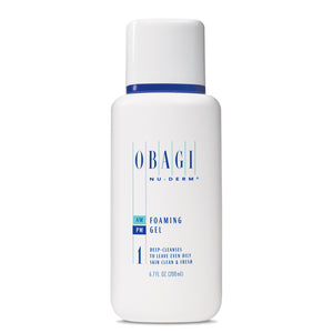 Obagi Nu-Derm Foaming Gel from MyExceptionalSkinCare.com Bottle