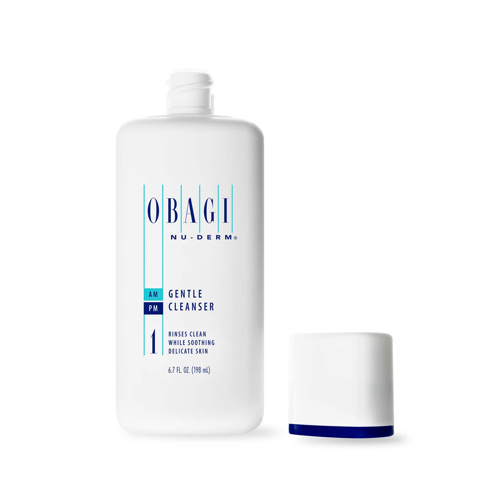 Obagi Nu-Derm Gentle Cleanser from MyExceptionalSkinCare.com Bottle and Cap