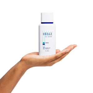 Obagi Nu-Derm Toner from MyExceptionalSkinCare.com Hand