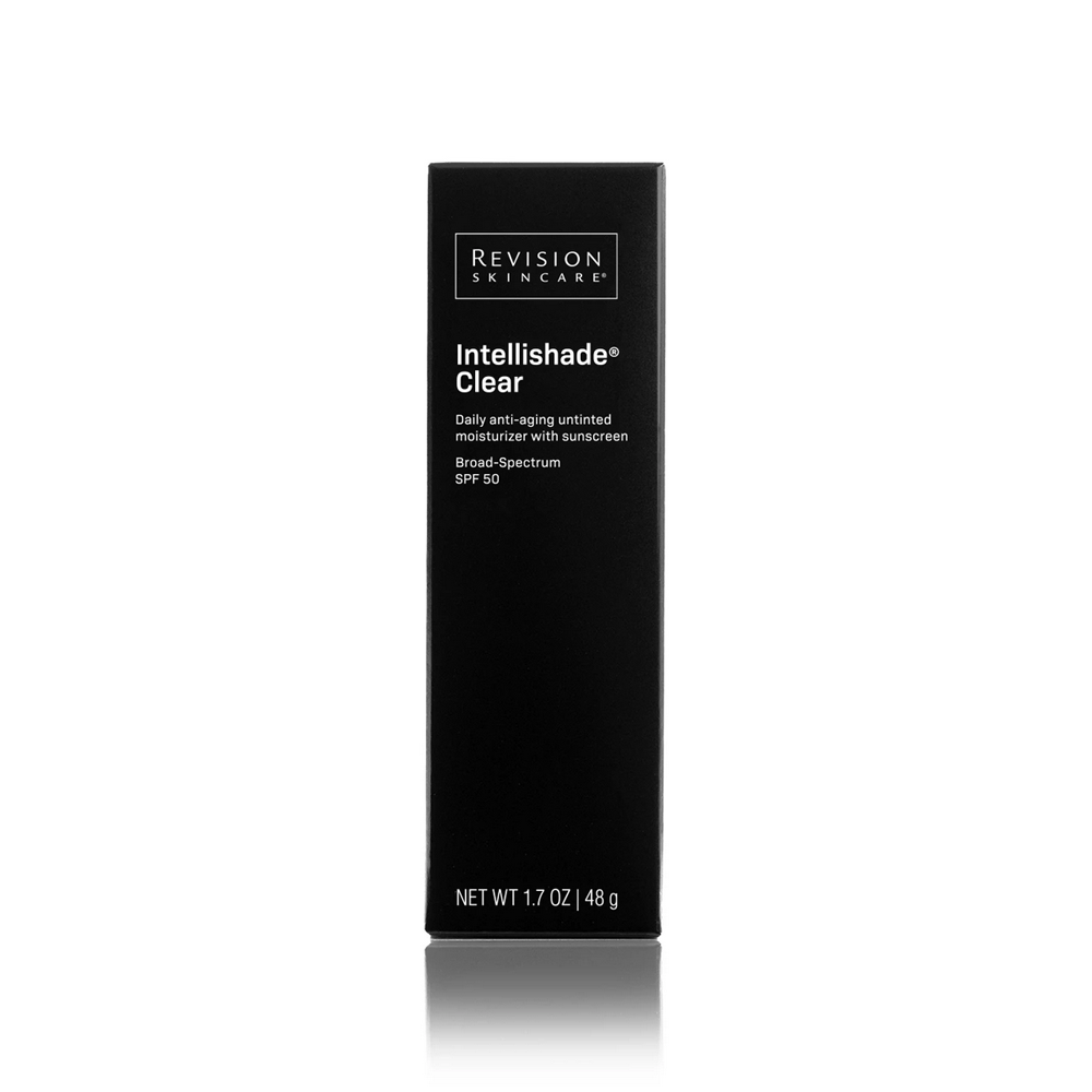 Revision Skincare Intellishade Clear formerly Multi-Protection Broad Spectrum SPF 50 from MyExceptionalSkinCare.com Box