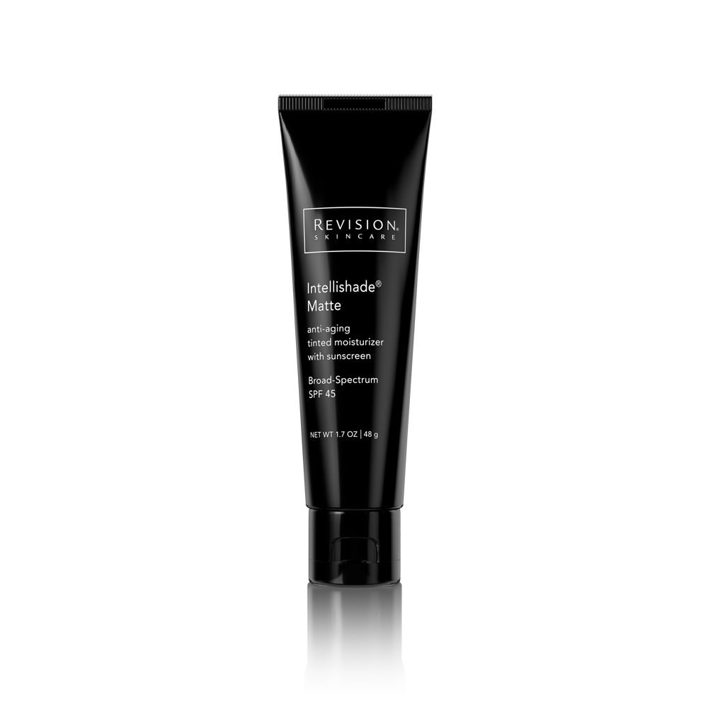 Revision Skincare Intellishade Matte Anti-aging Tinted Moisturizer with Sunscreen Bottle Front