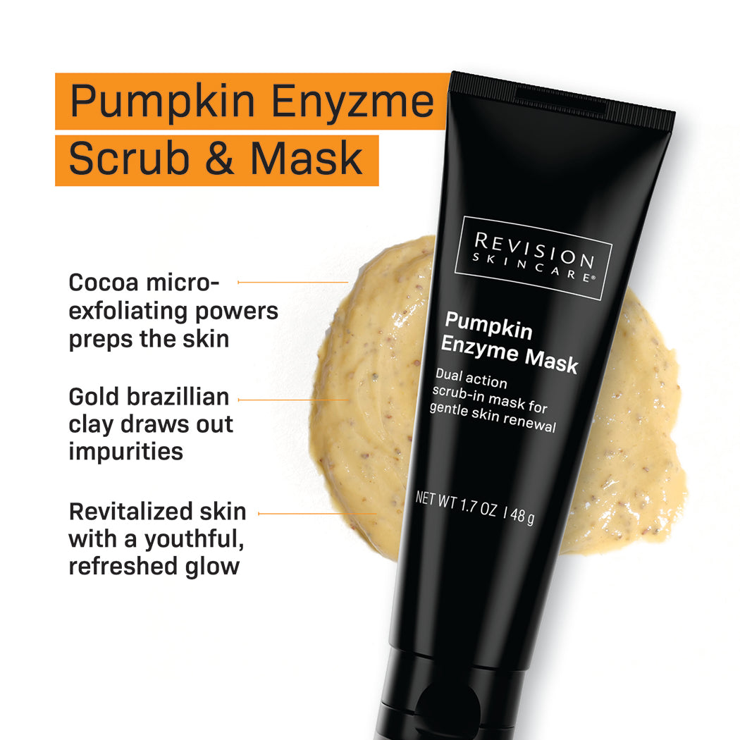 Revision Skincare Pumpkin Enzyme Mask from MyExceptionalSkinCare.com Benefits and Swatch
